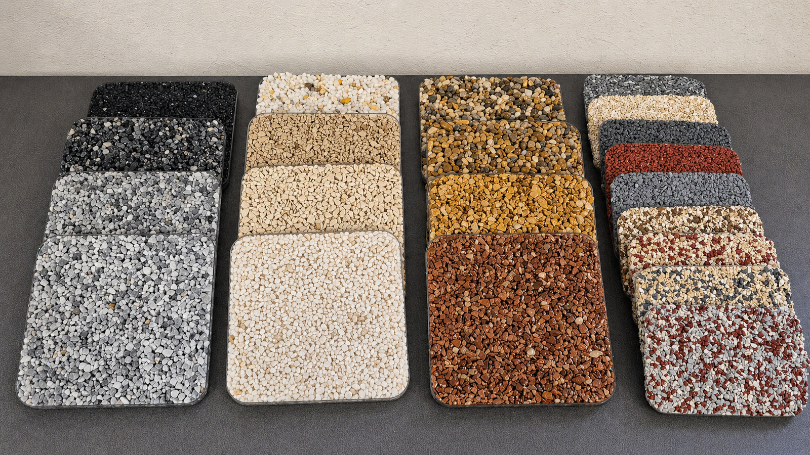 Palette coloristique moquette de pierre