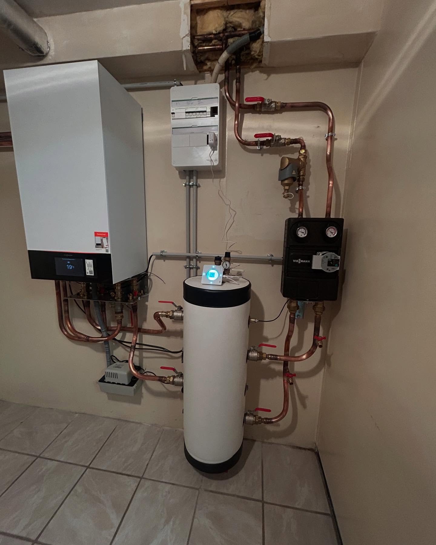 Remplacement d'une chaudière électrique par une pompe à chaleur air-eau